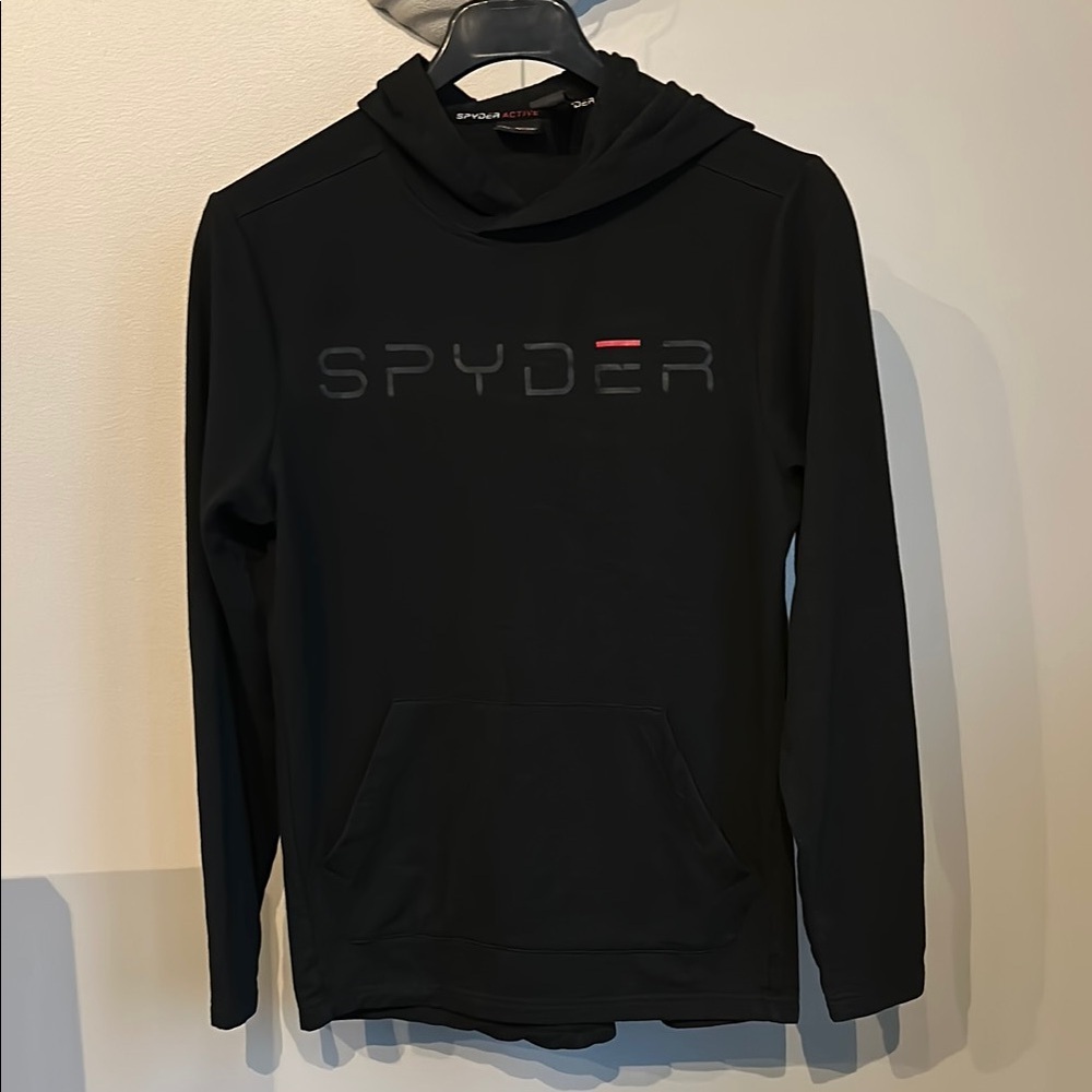 Spyder Men's Black Hoodie Shirt